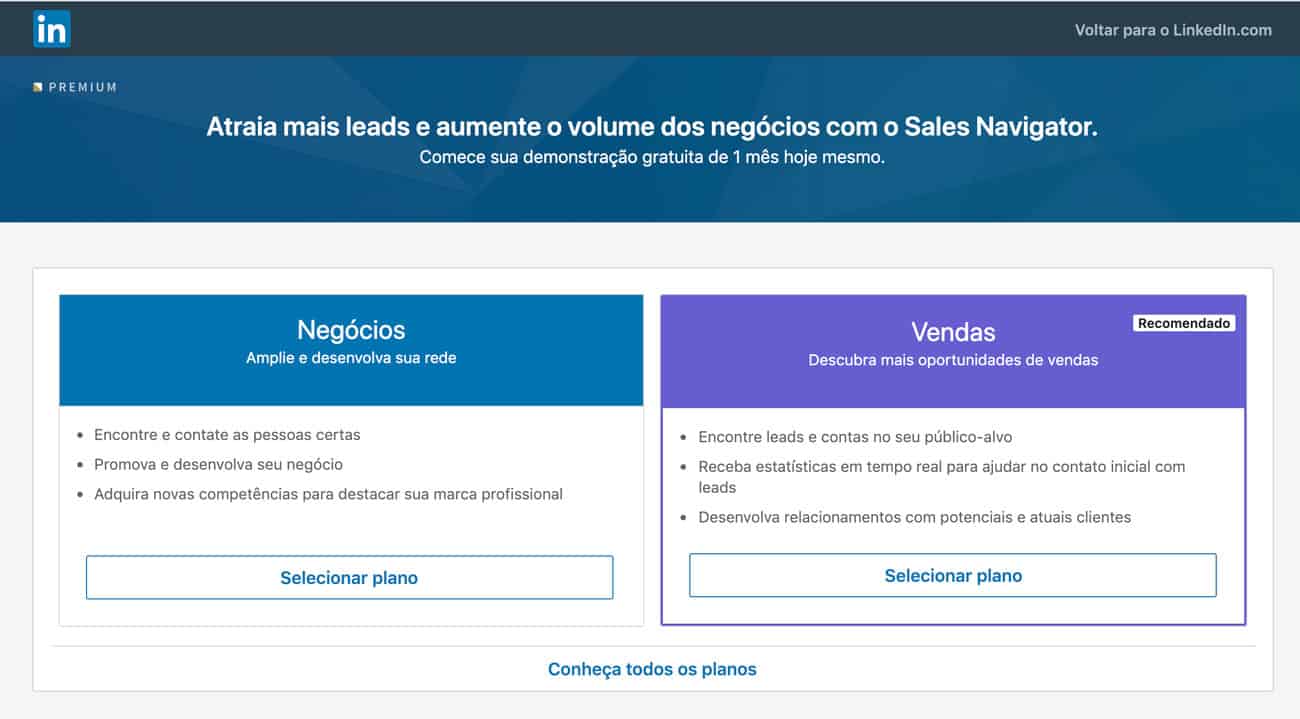 linkedin premium